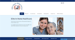 Desktop Screenshot of eliteseniorhomecare.com