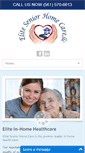 Mobile Screenshot of eliteseniorhomecare.com